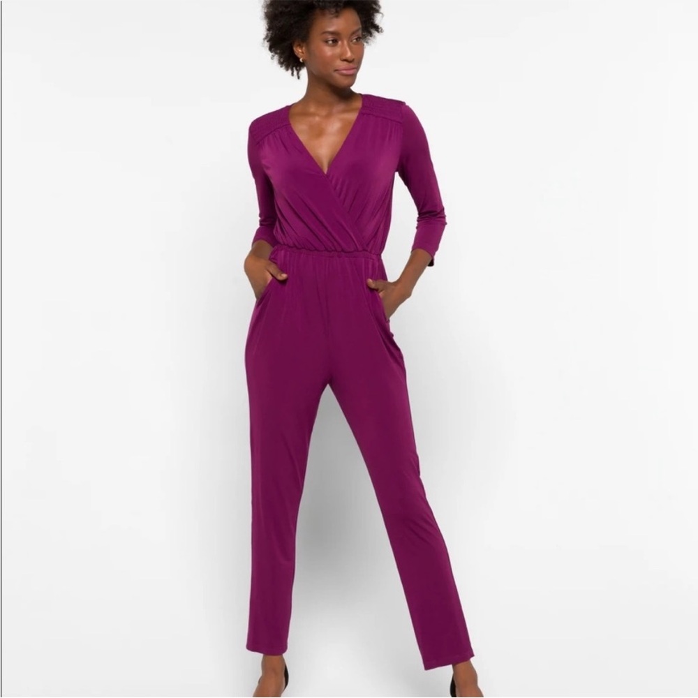 Maggy London Deep Purple Jumpsuit